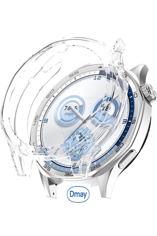 Huawei Watch Gt 6 46mm Tam Uyumlu Uyumlu 360 Full Koruma Silikon Kılıf