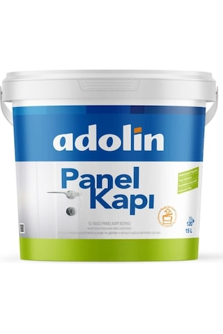 Adolin Su Bazlı Panel Kapı Boyası Beyaz 2.5 Lt