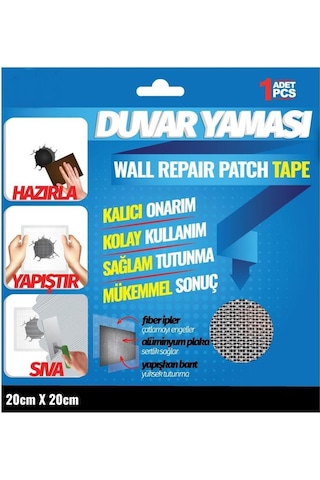 Duvar Yaması Tesisat Ve Soba Borusu Delikleri İçin Kalıcı Onarım 20cmx20cm-1adet