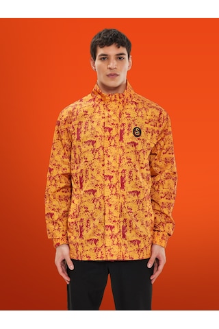 Galatasaray Erkek Yağmurluk E251041 Sarı - Kırmızı