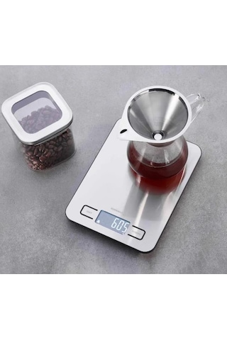 Korkmaz Silvera Mutfak Terazisi A554-02 Gümüş