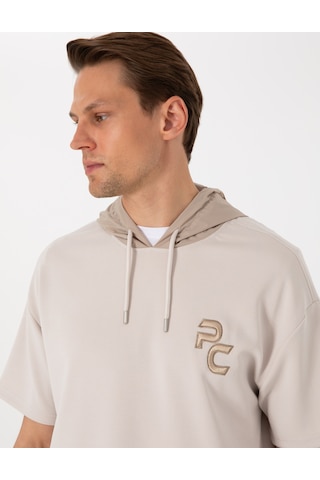 Pierre Cardin Erkek Taş Sweatshirt 50302613-vr049 Taş