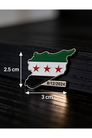 Suriye Haritası İçinde Bayrağı Ve Özgürlüğü Tarihi Telefon Sticker Premium Kalite Arka Süs A300143 Diğer