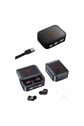 Kablosuz - 609 - Şarj Göstergeli Powerbank Özellikli Bluetooth Kulaklık - Kmrsfres - Çağrı Cevaplayabilen