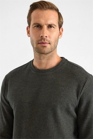 Süvari Haki Regular Düz Bisiklet Yaka Sweatshirt Ssw2013700003-yh1