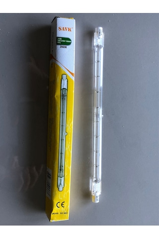 Şavk 188mm 220v 1000w 12.000 Lümen R7s Çubuk Halojen Lamba