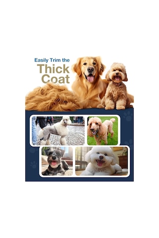 Oneisall Sessiz Köpek Tıraş Makinesi, Su Geçirmez, Kalın Tüyler Için Profesyonel Traş Aleti Erkek Bakım Ürünleri Beyaz 189443495