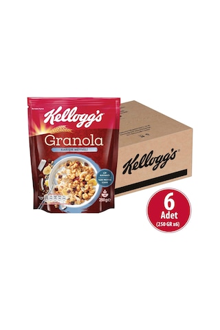 Kellogg's Karışık Meyveli Granola 6 x 250 G