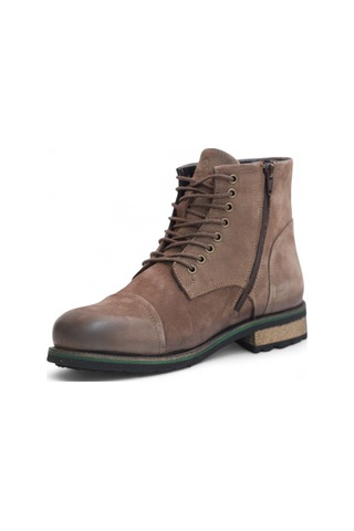 Hammer Jack 2106 Anatomik Tabanlı Hakiki Deri Fermuarlı Erkek Kla Kum