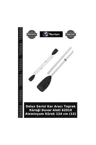 Delux Serisi Kar Aracı Toprak Küreği Duvar Aleti 62019 Aleminyum Kürek 124 Cm 12