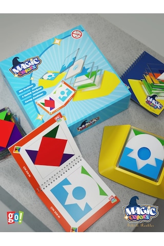 Magic Colors Sihirli Renkler Görsel Algı Beceri Ve Tasarım Yeteneği Geliştirici Eğitici Oyuncak