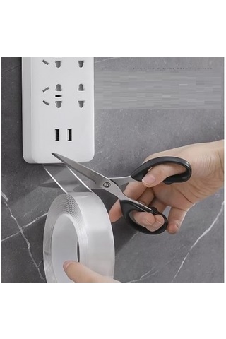 2m 3cm - 2 Metre Çift Taraflı Şeffaf Bant