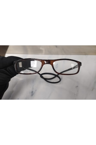 Vinaldi Vi631 Unisex Mıknatıslı Medium Mavi Işık Korumalı Gözlüğü Şeffaf - Kahverengi