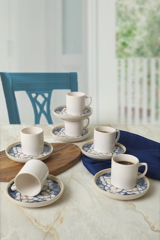 Keramikawave Flow Nordic Kahve Takımı 12 Parça 6 Kişilik 22750-51