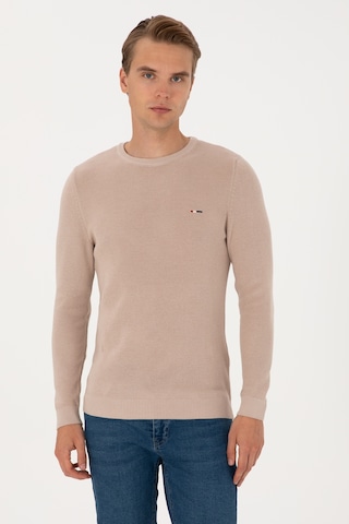 U.S. Polo Assn. U.s. Polo Assn. Erkek Taş Kazak /triko 50313667-vr049 Taş Rengi