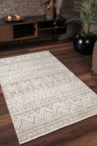 Konfor Leo 2970 Modern Dokuma Halı Bej