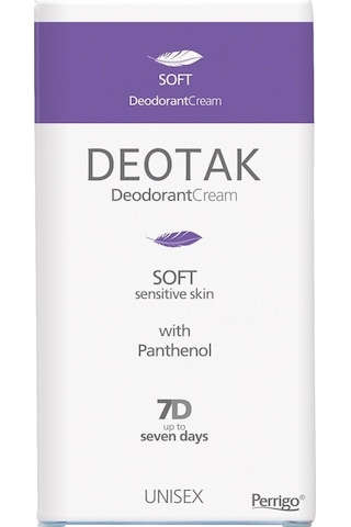 Deotak Soft Unisex Krem Deodorant 4 x 35 ML