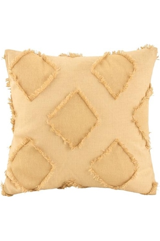 Evidea Soft Ros Kırlent - Hardal - 45x45 Cm Hardal