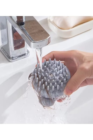 Nwn-93 Şampuan Hazneli Taraklı Saç Yıkama Şişesi - Kafa Masajı