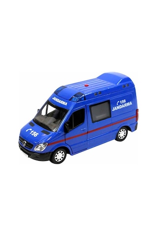 Oyuncak Jandarma Aracı Metal Çekbırak Jandarma Aracı Sesli Işıklı
