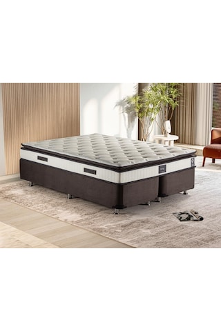 Niron King Yatak Seti 150x200 Çift Kişilik Yatak Baza Başlık Takı
