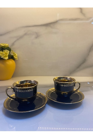 Allaire 2li Kahve Fincan Seti - Renkli - 90 Ml