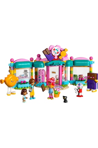 LEGO® Friends Heartlake City Şekerci Dükkanı 42649 - 6 Yaş ve Üzeri Çocuklar için Mini Bebek İçeren Yaratıcı Oyuncak Yapım Seti (376 Parça)