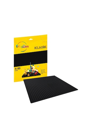 Classic Siyah Zemin Plakası 25 25 Cm Sert Taban İle Uyumlu Yapı Blok Platformu