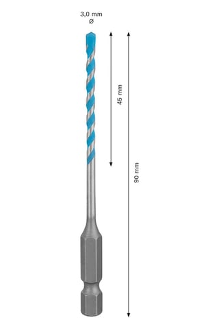 Bosch Expert Hex-9 Multiconstruction Delme Ucu 3 X 45 X 90 Mm - 2608900569