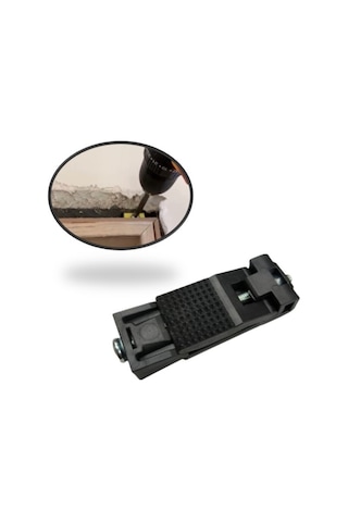 Kapı Montaj Aparatı - 5.5 Cm'ye Kadar Boşluk Doldurma Ve Sabitleme Aparatı Siyah