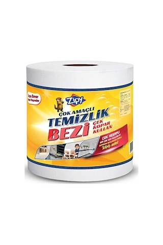 200 Adetli Kuru Temizleme Bezi Çek Kopar Kullan beyaz