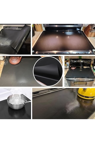 Pazly İndüksiyon Ocak Kapağı 52x78cm, Yalıtım Pedi, Sıcak Ped Soba, Mutfak Aksesuarı