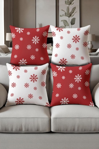 Dijital Baskılı Yumuşak Dokulu 4 Lü Kırlent Kılıfı Takımı 43x43 Cm Krl0051 Renkli