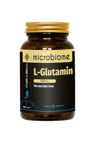 Microbiome L-Glutamin 1000 MG 60 Tablet