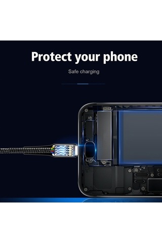 Prestigegoods 2.4a Usb Tip C Mikro Usb Kablosu, Hızlı Şarj, Samsung Galaxy Xiaomi Huawei Uyumlu, Usb-c Şarj Kablosu