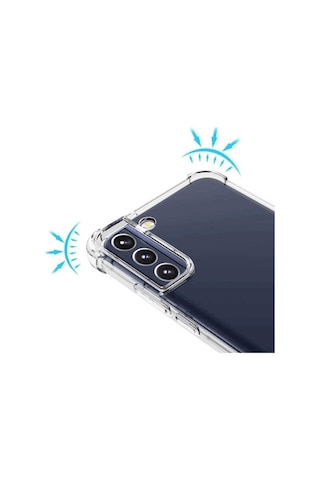 Galaxy S22 Plus Kılıf Zore Kamera Korumalı Nitro Anti Shock Silikon Renksiz