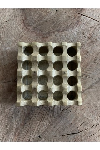 Antik Pirinç Sarı Küllük Puro Küllüğü Siğara Küllük 11 11cm