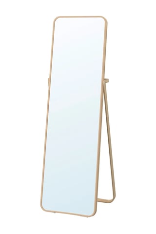 Ikea Beyaz Büyük Ayna - Ayaklı Boy Aynası Dişbudak