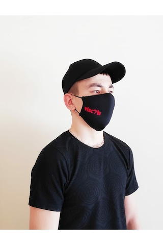 Viscoli Nano Yıkanabilir Maske + Oturma Simidi Minderi Siyah