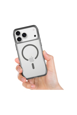 Buff Apple Uyumlu iPhone 17 Pro Max Magsafe Octa Shield Kılıf Koyu Gri