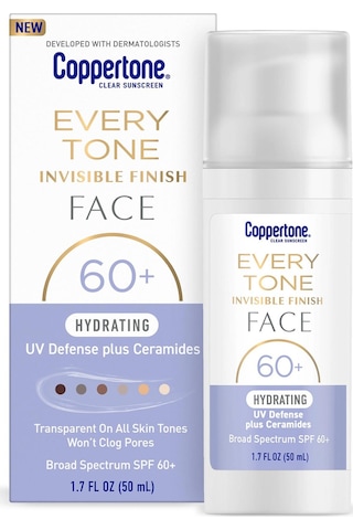 Coppertone Every Tone Spf60+ Şeffaf Yüz Güneş Kremi 50ml