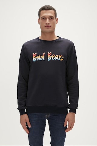 Bad Bear Sweatshirt Manuscrıpt Crewneck / Lacivert Erkek 23.02.12.016 001