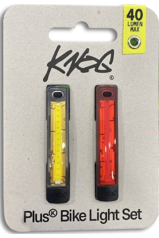 Knog Plus Twınpack 40 Lümen Usb Ön + Arka Bisiklet Işık Seti Siyah