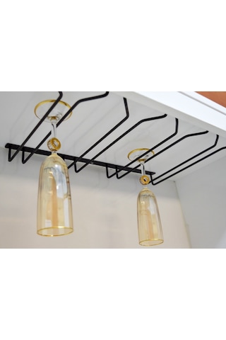 Siyah 4 Bölmeli V Bardaklık Kadehlik