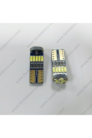 Fardoktoru T10 Dipsiz Led Park Ampulü 5000K Soft Beyaz 15Smd W5W N11.2811