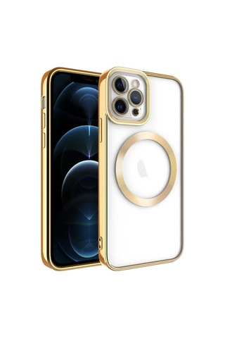 Apple Uyumlu iPhone 11 Pro Max Kılıf Magsafe Zore Setro Silikon Kılıf