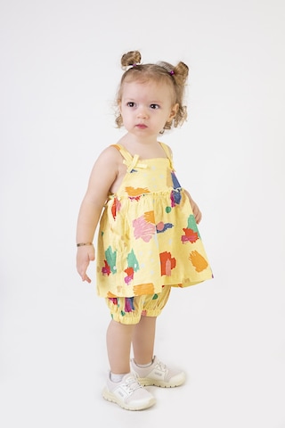 Harika Kids Kız Bebek Tunik Model Şortlu Alt-üst Takım 001