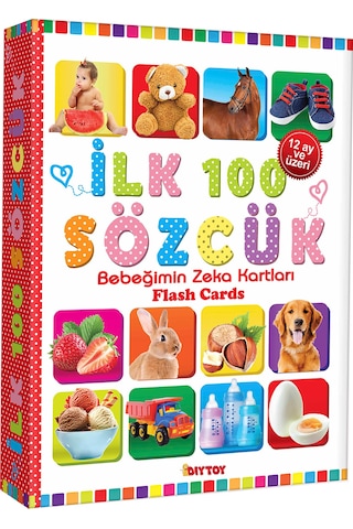 Dıy Toy Eğitici Kartlar İlk 100 Sözcük