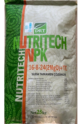 Doktor Tarsa Nutritech 16 8 24 Npk Damlama Gübresi 25 Kilogram 25 KG Doktor Tarsa Nutritech 16 8 24 Npk Damlama Gübresi 25 Kilogram 25 KG