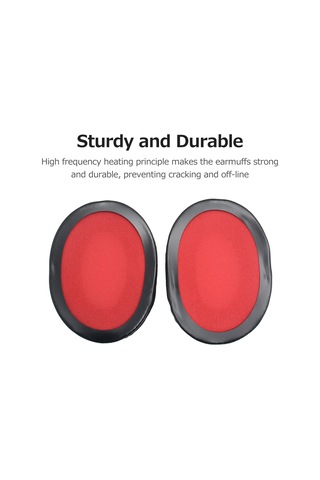 Reedark Hyperx Cloud Iı Yedek Kulaklık Yastığı - Nefes Alabilir Siyah Protein Kılıf Siyah - Beyaz